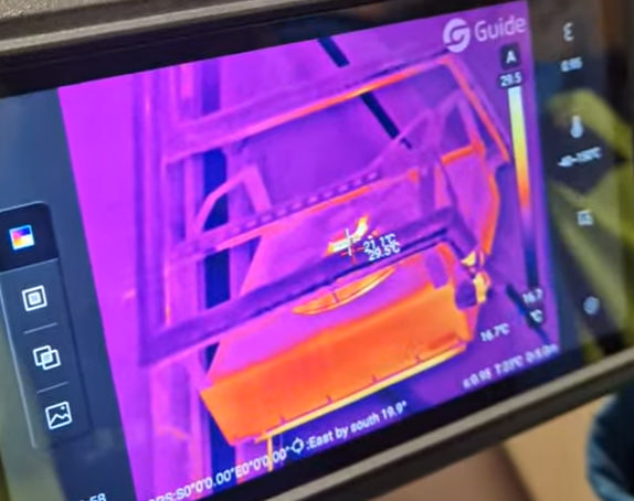 Termografikamera med to synsfelt