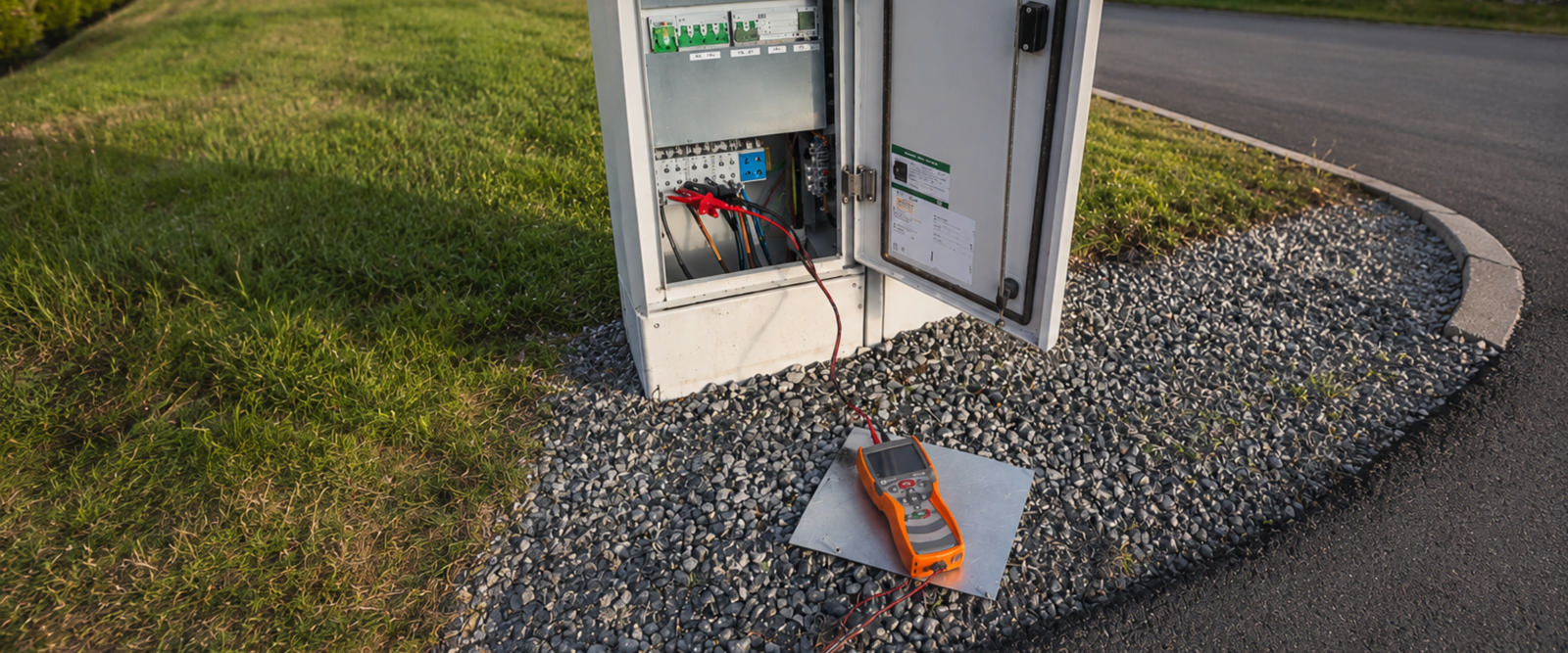 Effektiv feillokalisering på veilyskabel med ELIT TDR-420 reflektometer