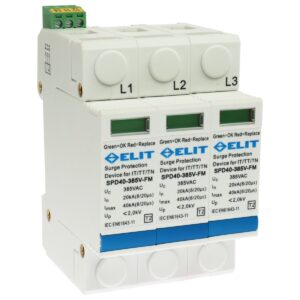 Overspenningsvern Mellom T2 ELIT SPD40-3PT2-385V-FM